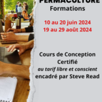 Cours de Conception en Permaculture à prix libre - Ardèche - avec Steve Read et son équipe